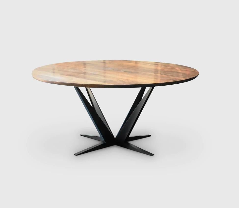 Agave Round dining table by Atra Design
Dimensions: D 160 x H 73.6 cm
Materials: walnut wood
Available in other woods.

Atra Design
We are Atra, a furniture brand produced by Atra form a mexico city–based high end production facility that also