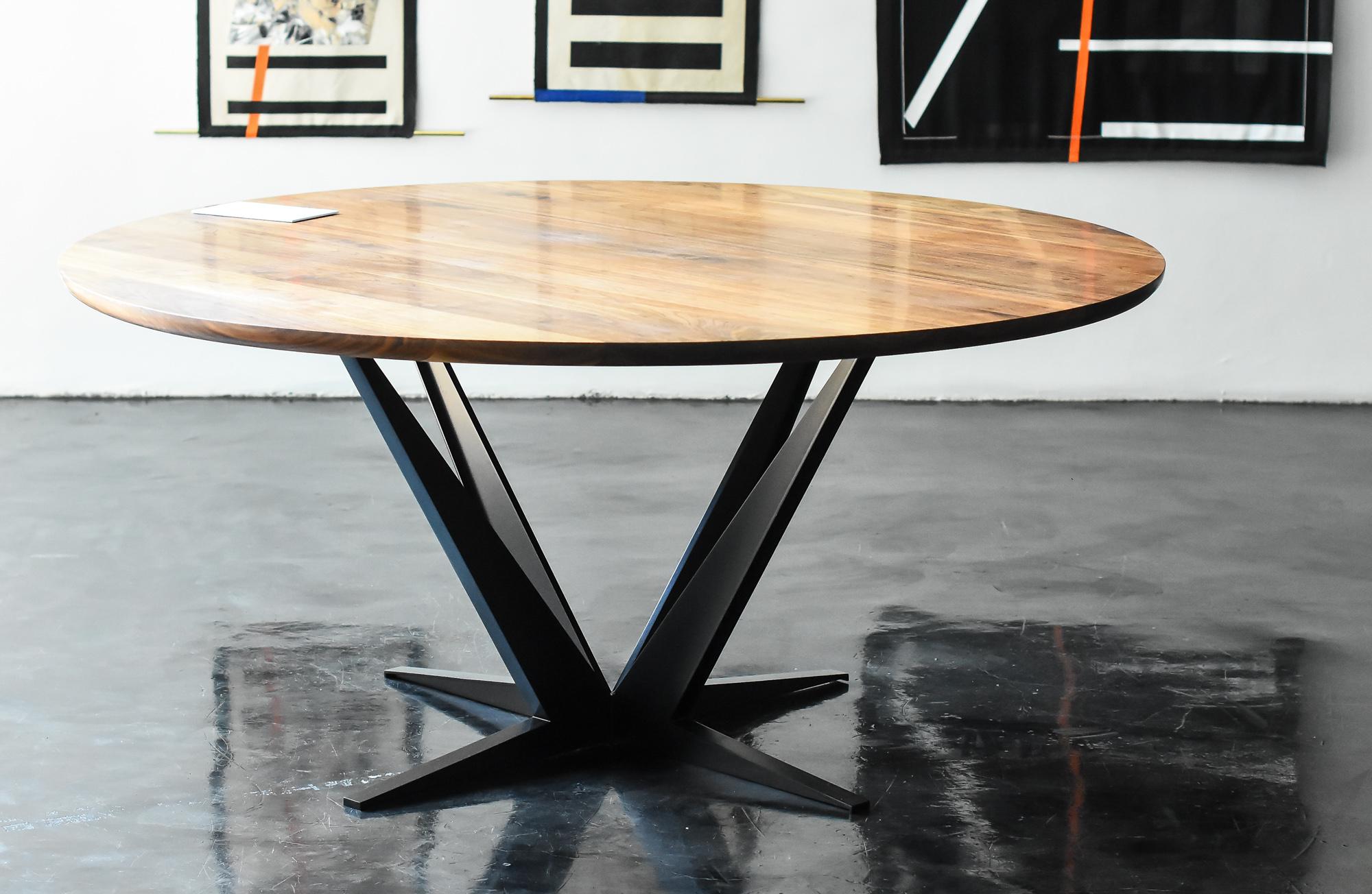 Mexican Agave Round Dining Table by Atra Design For Sale