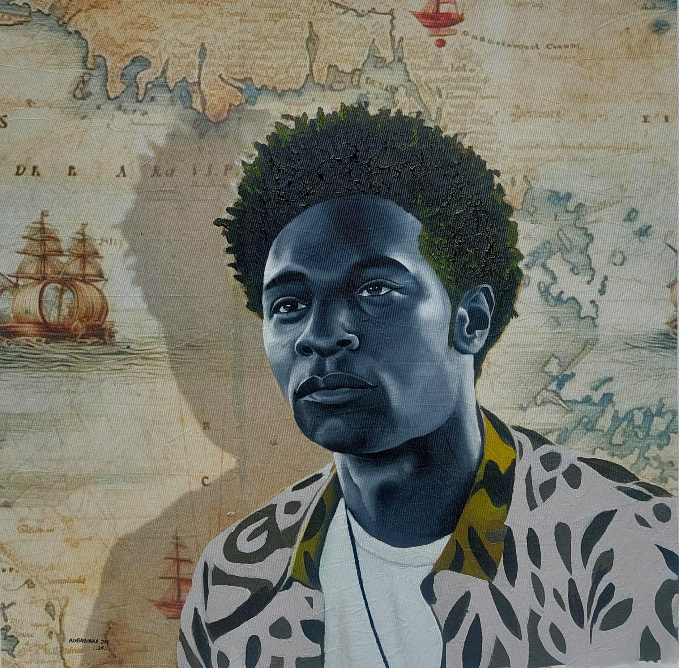 Exile and Embrace 3 -21st Century, Contemporary, Figurative, Mixed Media, Modern