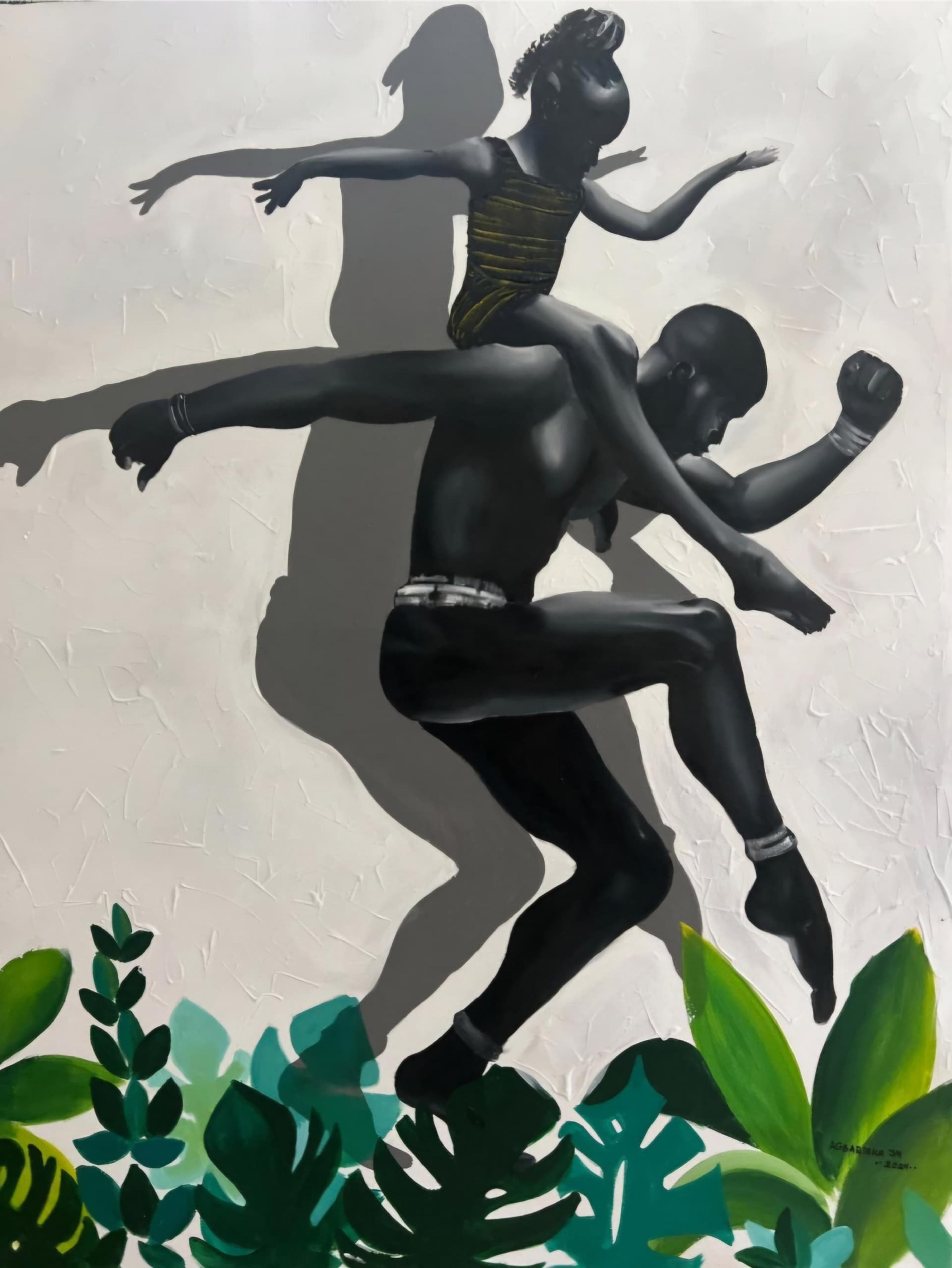Good Enough - Siglo XXI, Contemporáneo, Figurativo, Técnica mixta, Moderno, Negro - Mixed Media Art de Agbabiaka Johnmark