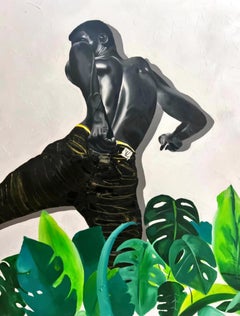 Not Hopeless -Siglo XXI, Contemporáneo, Figurativo, Técnica mixta, Moderno, Negro