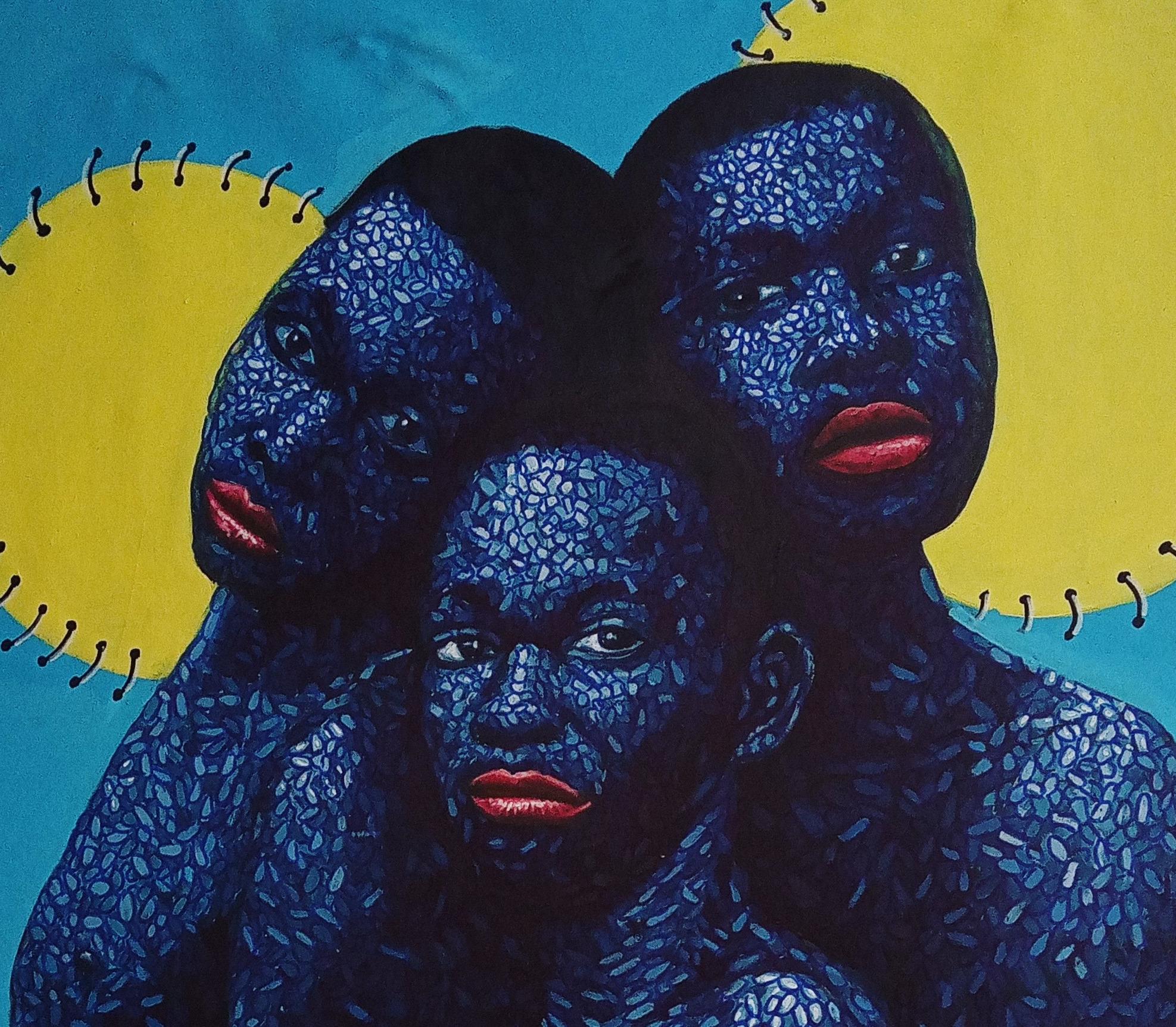 Blutlinie 1 – Painting von Agbabiaka Oluwakayode