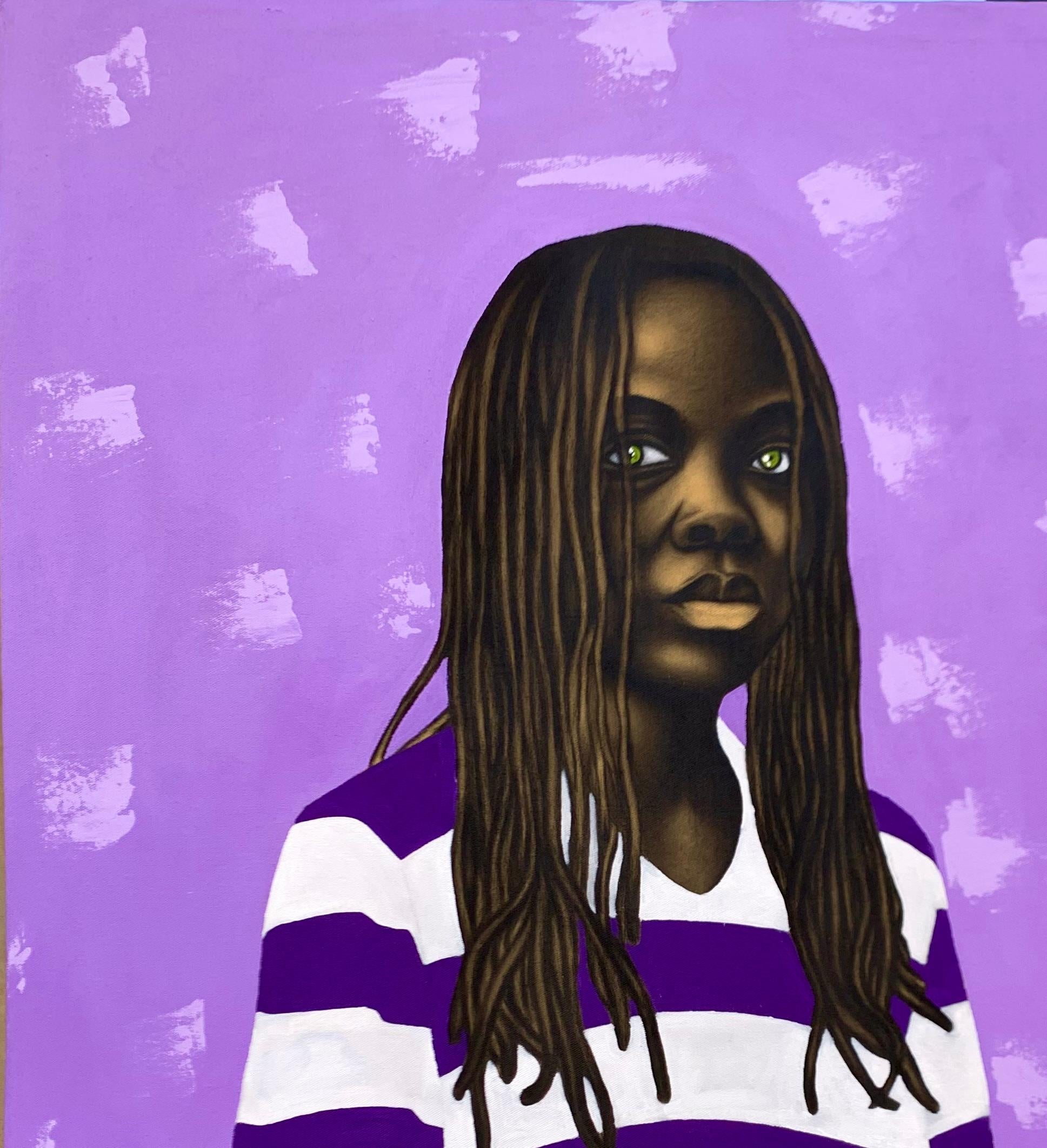 Ayanfe (Favorit) – Painting von Agboola Oladapo
