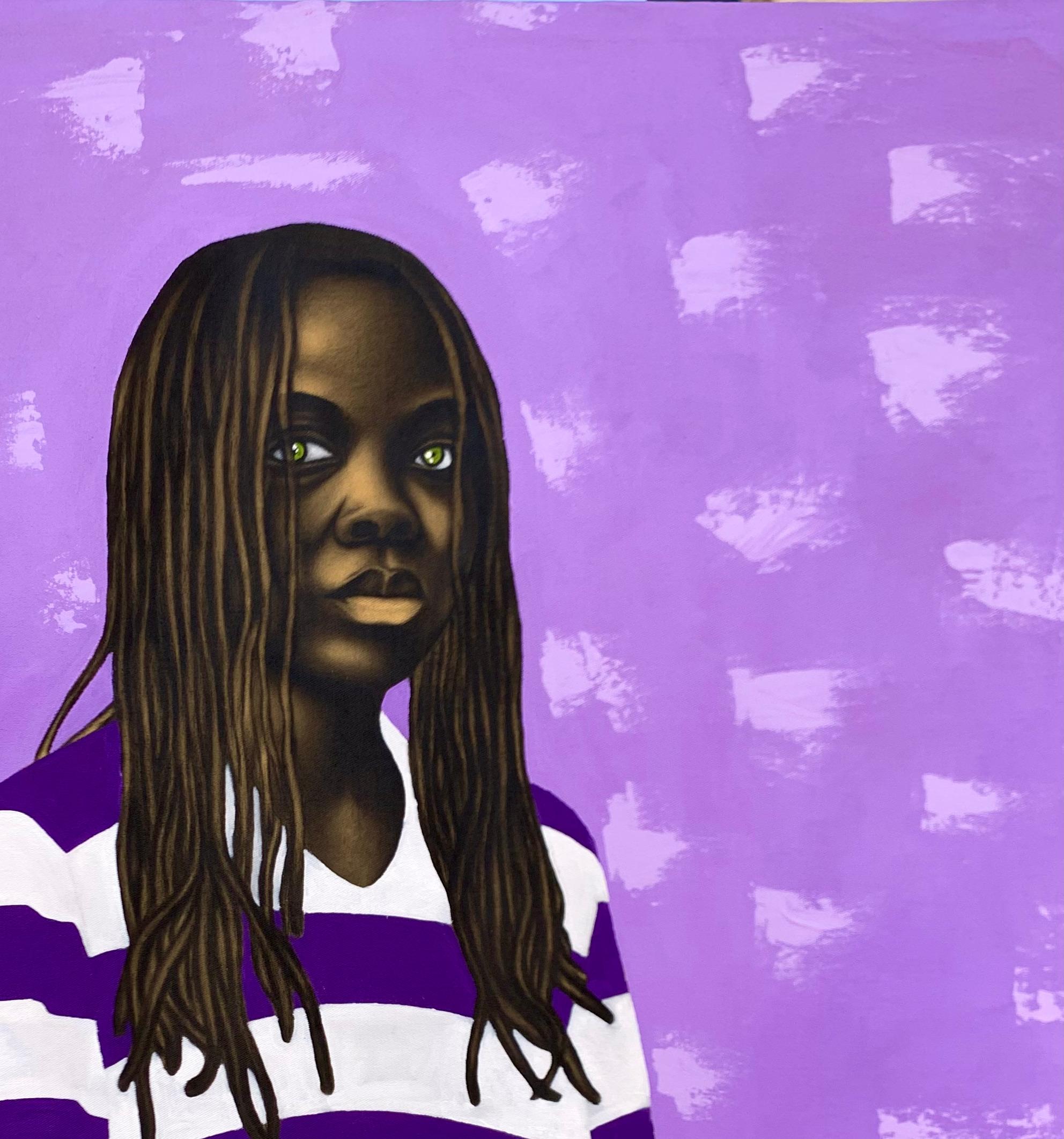 Ayanfe (Favorit) (Realismus), Painting, von Agboola Oladapo