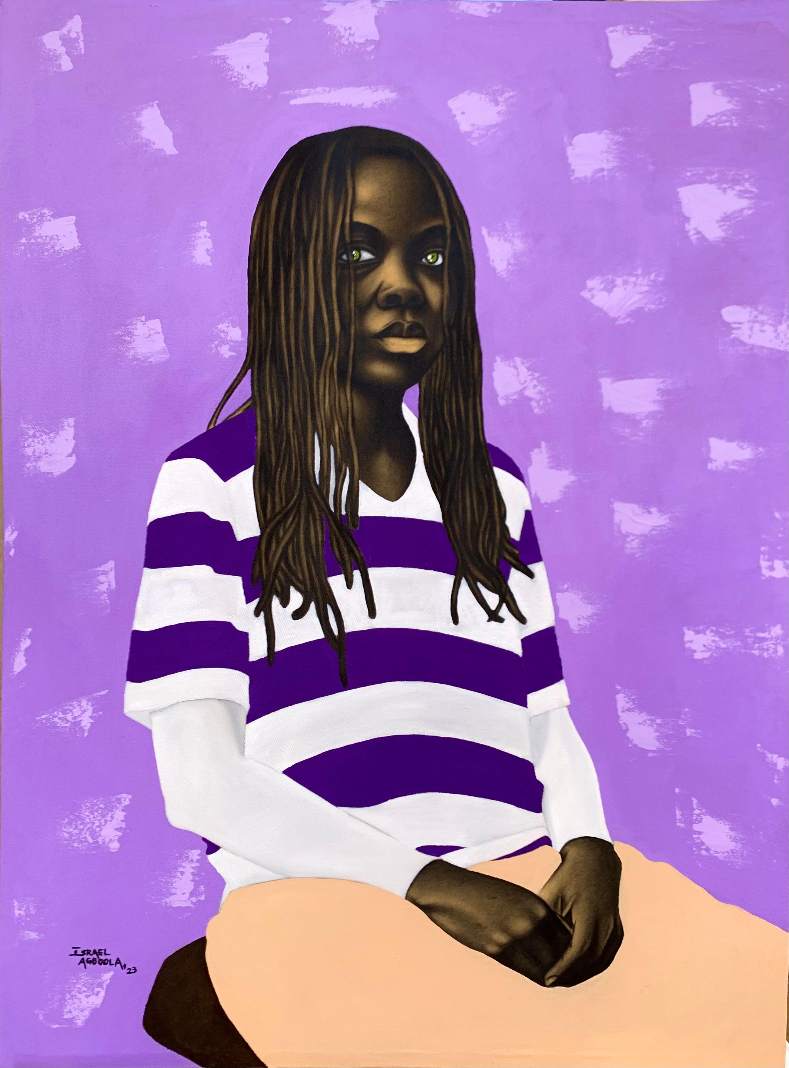 Portrait Painting Agboola Oladapo - Ayanfe (favori)