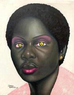Dear Onyeka - 21st Century, Contemporary, Figurative, Africa Women, Mixed Media