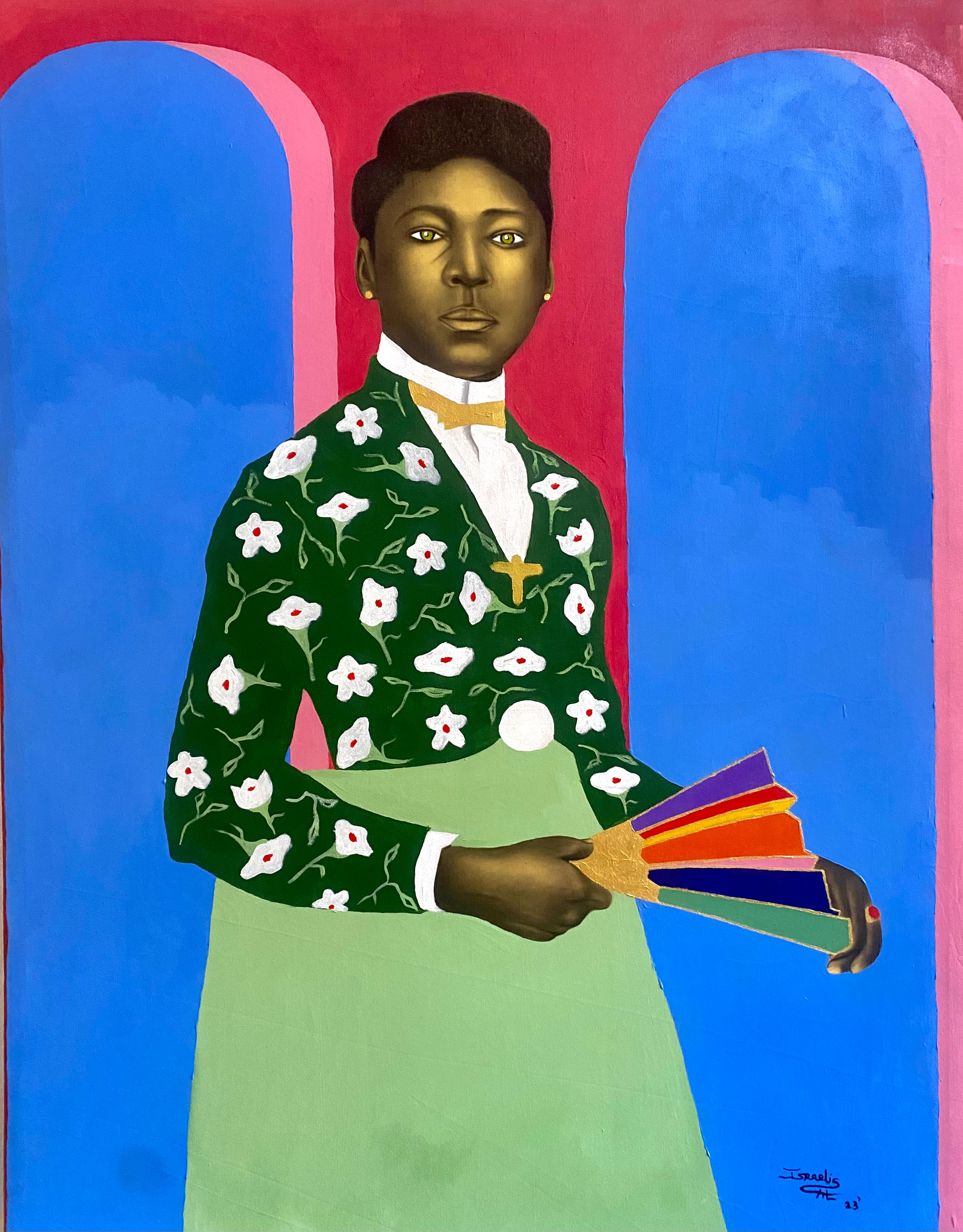 Figurative Painting di Agboola Oladapo - Serenità