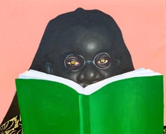 The Reader -21st Century, Contemporary, Figurative, Portrait, Africa Women