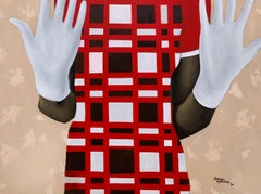 Transparency - 21st Century, Contemporary, Figurative Portrait, Women, Red