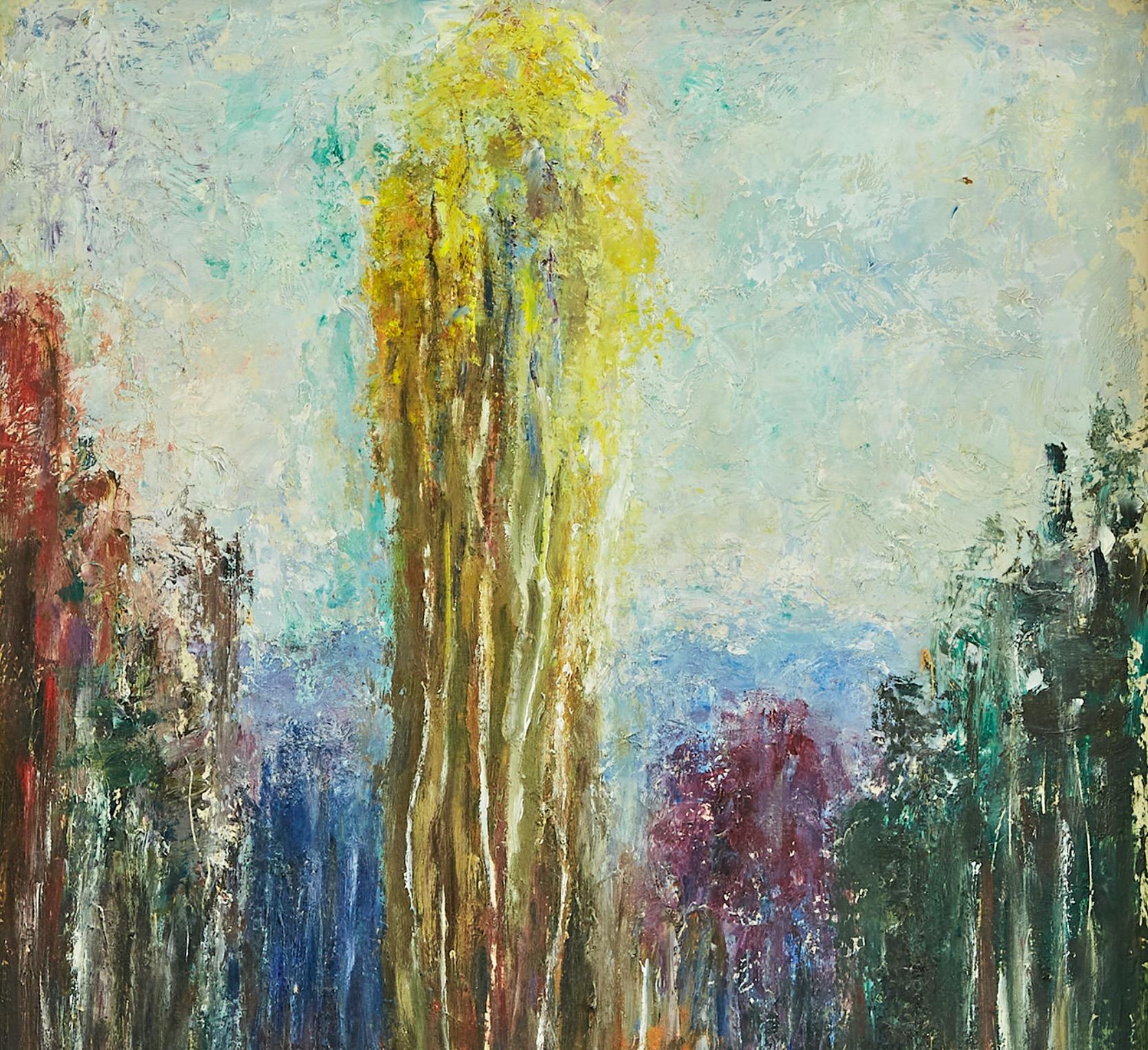 Pioppo americano - Painting Espressionista di Agda Holst