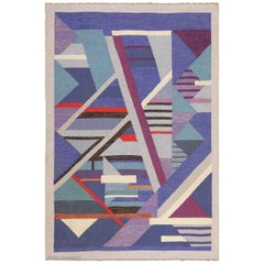 Agda Osterberg Vintage Scandinavian Swedish Kilim Rug