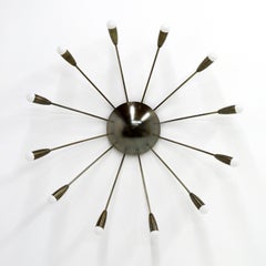 12-flammige Wand-/Deckenleuchte "Aurora-46" aus Messing von Gallery L7