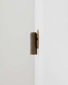 Aplique cilíndrico downlight latón envejecido