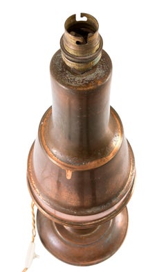 Aged Copper Lamp Base
