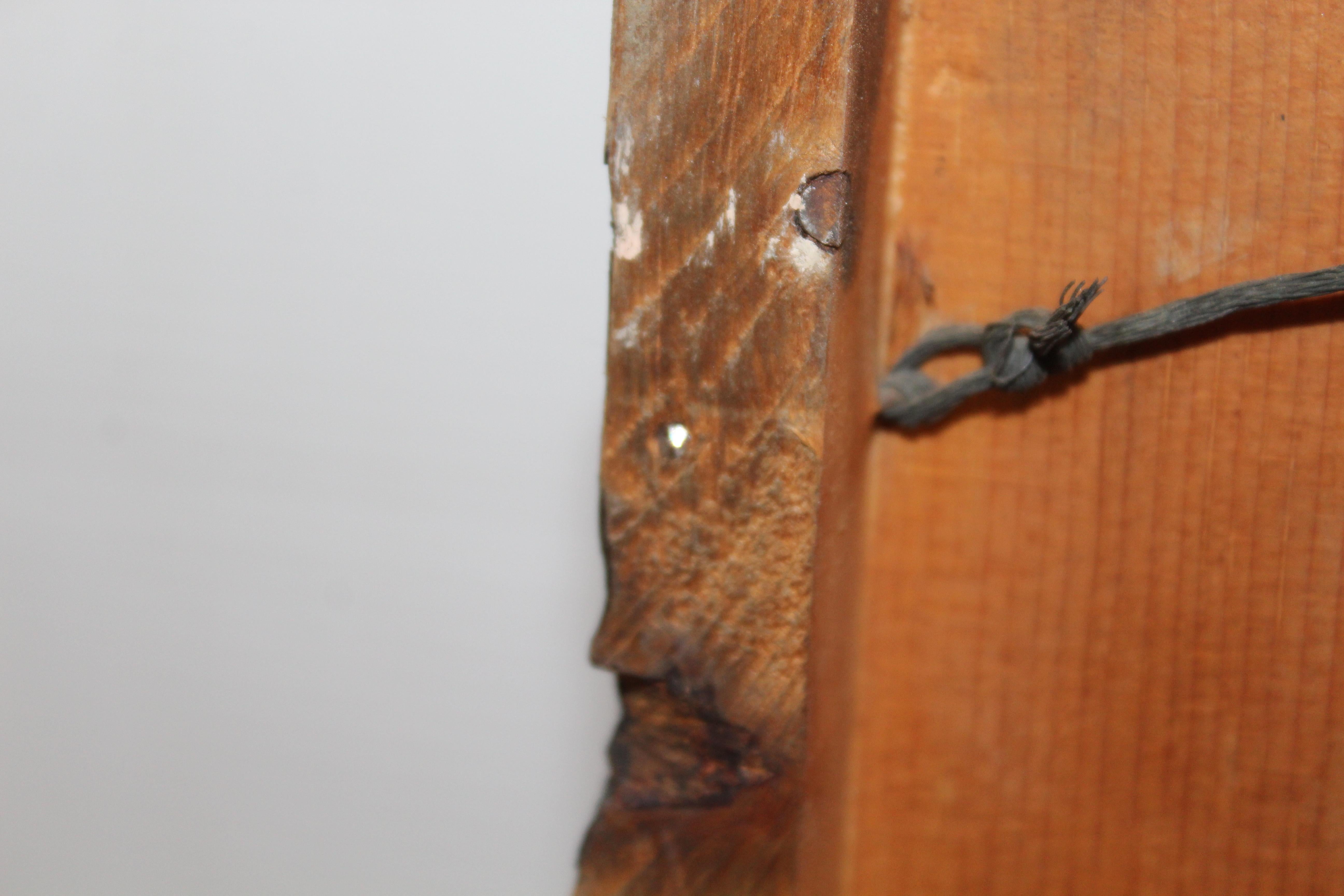 Rilievo in stile rame invecchiato su Wood in vendita 3