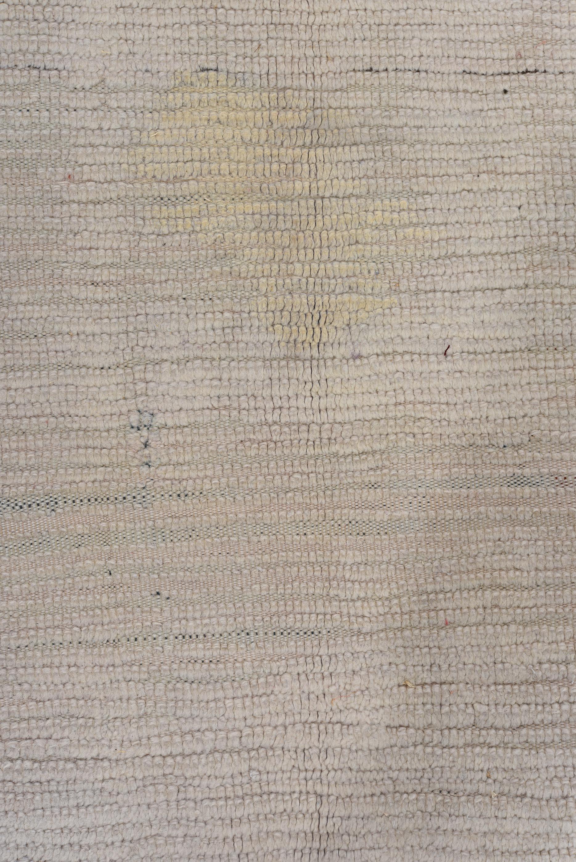Aged Grey Marokkanischer Teppich 6x11 ft (Wolle) im Angebot
