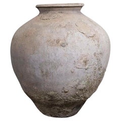 Vaso in terracotta invecchiata - Stile etnico giavanese - Taglia XXL