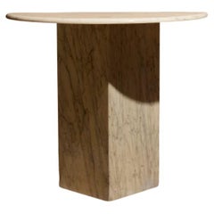 Aged Yellow Marble Console Individual