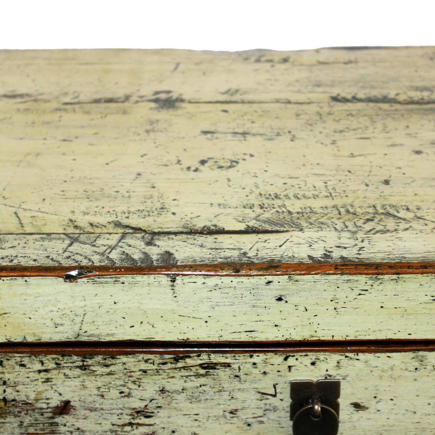 Aged Yellow Sideboard 1