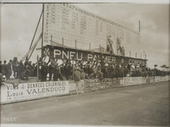 Car Racing in France, 1911 - Silver Gelatin Black and White Photography