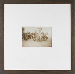 Grand Prix in Boulogne Sur Mer, 1911, Silver Gelatin B and W Photography, Framed