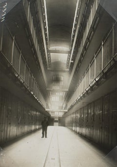 La Santé, Jail House in Paris, 1930 - Silver Gelatin Black and White Photography