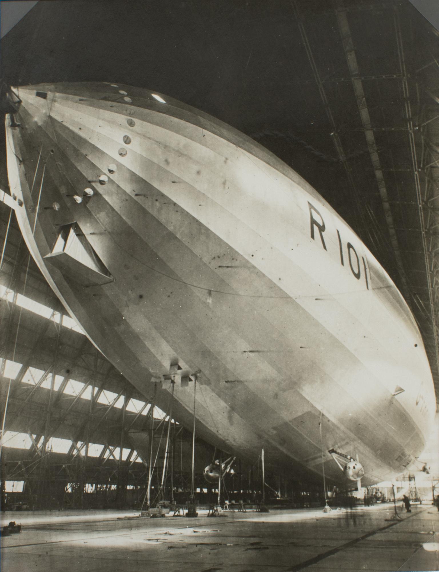 The Airship R101 Construction 1929  - Silver Gelatin B & W Photograph