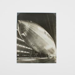 The Airship R101 Construction 1929 - Silver Gelatin Black and White Photography