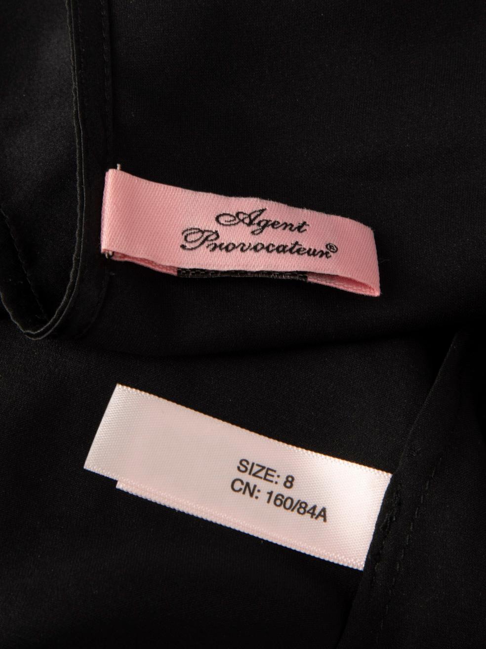 Agent Provocateur - Mini-robe noire en soie - Taille S Pour femmes en vente