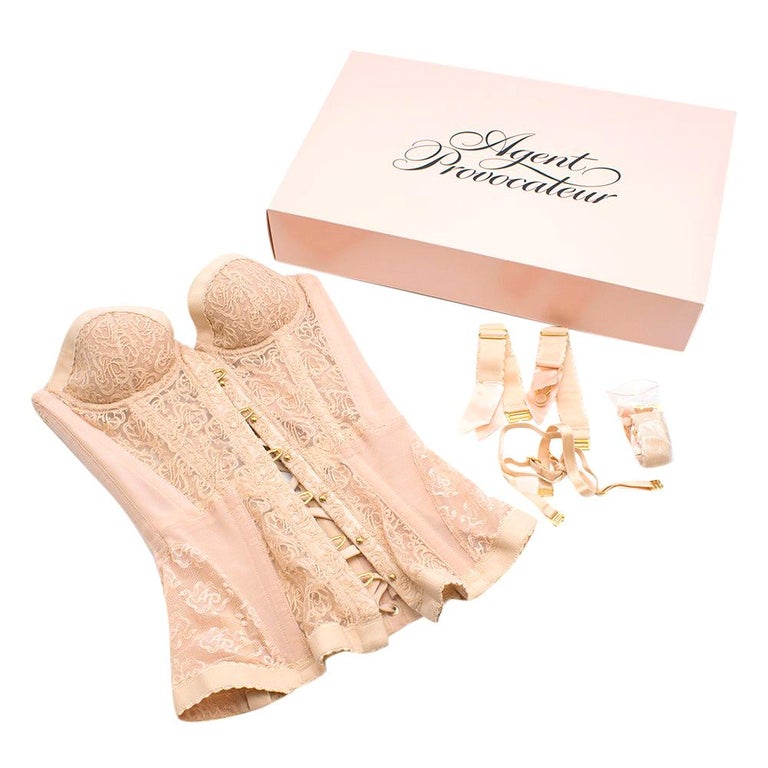 Agent Provocateur Mercy Corset In Nude SIZE S at 1stDibs | agent  provocateur corset sizing, agent provocateur corset