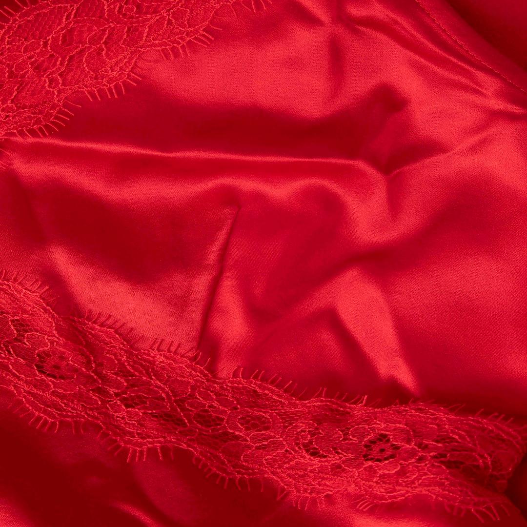 Women's Agent Provocateur Red Silk Slip Mini Dress Size S