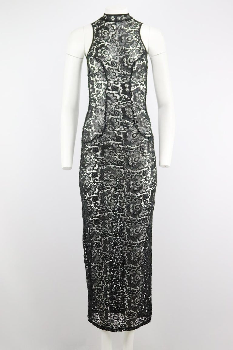 Agent Provocateur Soire Backless Coated Silk Blend Corded Lace Midi Dress  Small at 1stDibs | agent provocateur soiree, soiree agent provocateur, agent  provocateur dresses