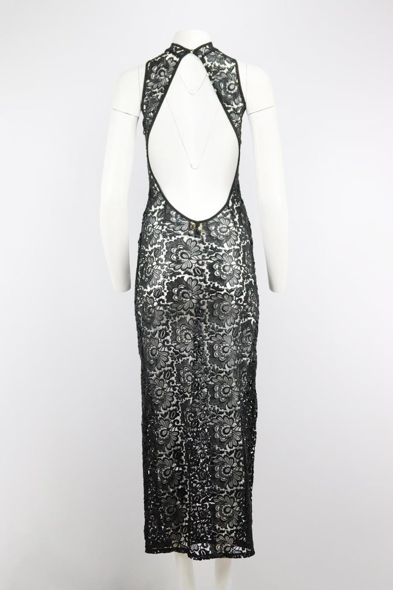 Agent Provocateur Soire Backless Coated Silk Blend Corded Lace Midi Dress  Small at 1stDibs | agent provocateur soiree, soiree agent provocateur, agent  provocateur dresses