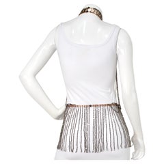 Agent Provocateur Yarolika - Playsuit con perline e cristalli color canna di fucile