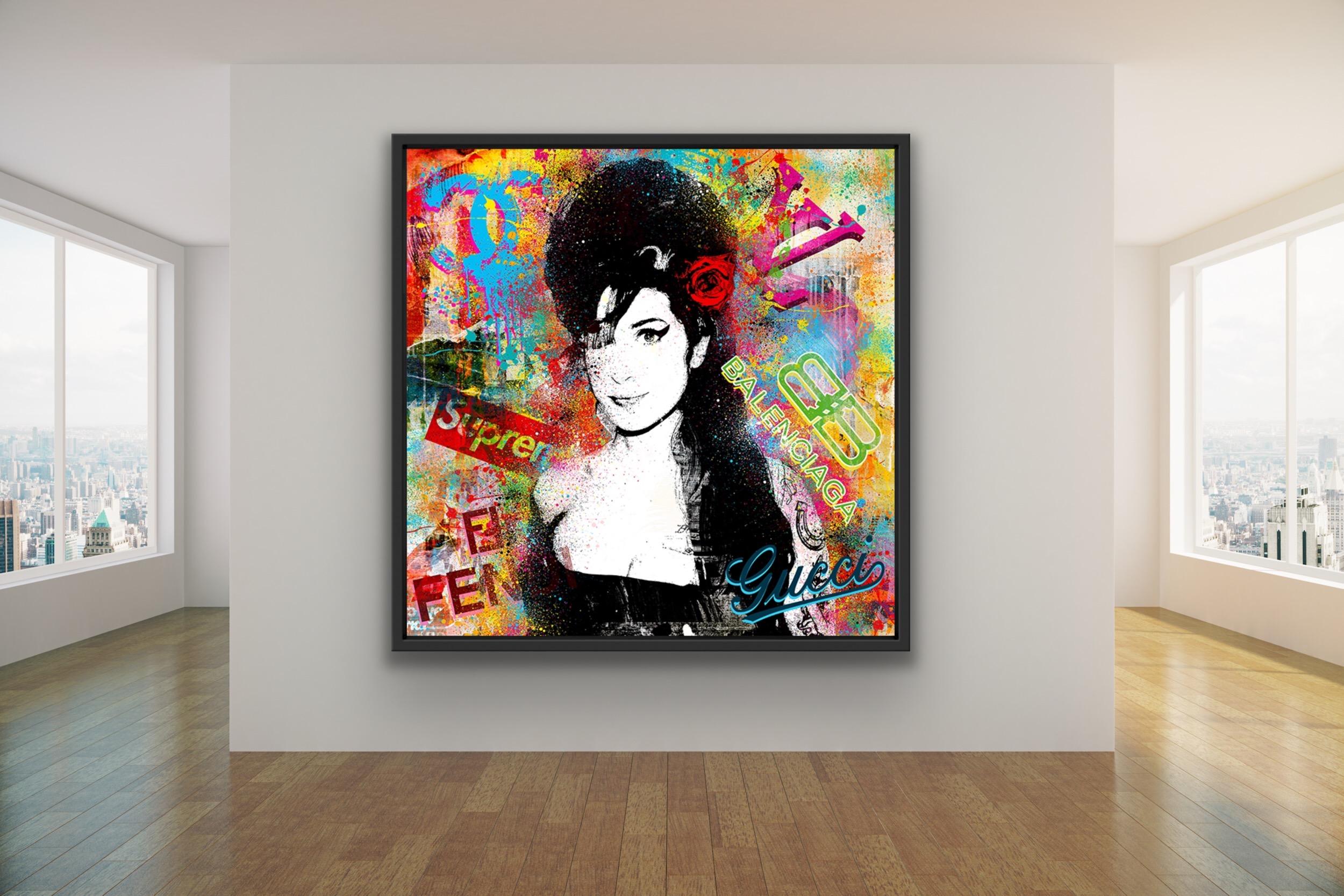 (Amy) You Know Love Is, Amy Winehouse Portrait, Famous Celebrity Artwork Pop Art For Sale 2