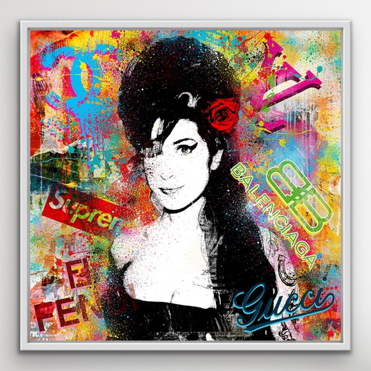 (Amy) You Know Love Is, Amy Winehouse Portrait, Famous Celebrity Artwork Pop Art For Sale 3