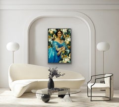 Beauté du XVIIIe siècle 5 (Original), Agent X, Digitale Originalmalerei