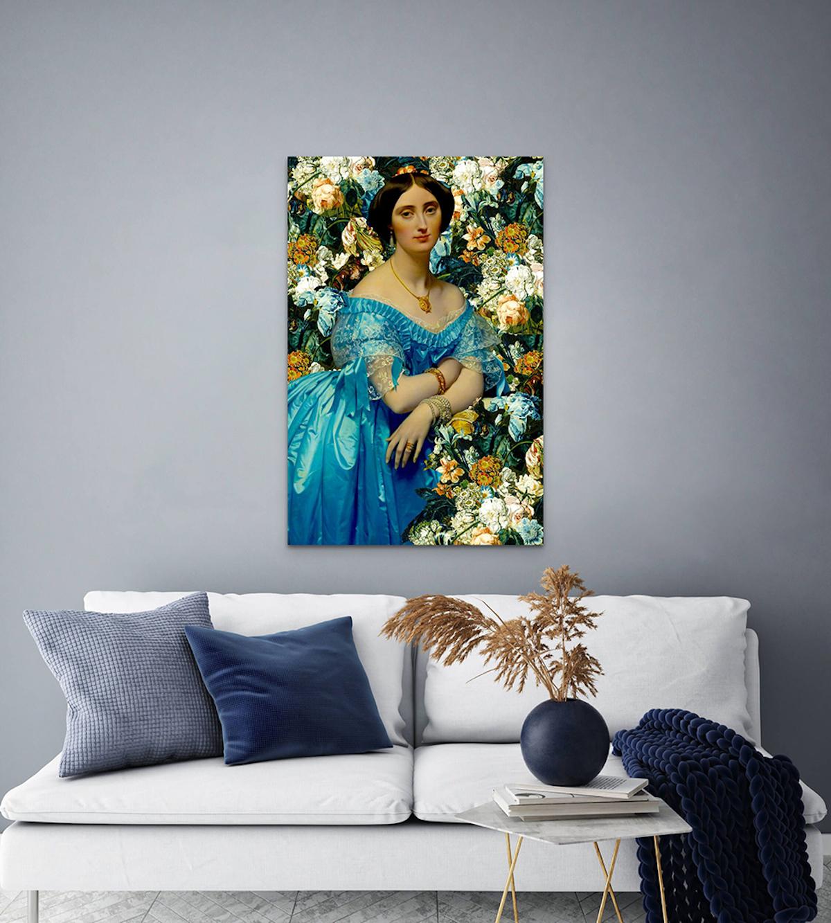 Beauté du XVIIIe siècle 5 (Originale), Agent X, Pittura digitale originale in vendita 4
