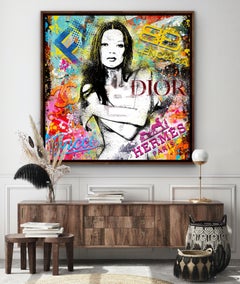 Kate (Haute Couture 1), Celebrity Portrait Art, Pop Art, Modekunst