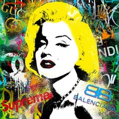 Marilyn as Chérie Ledoux, Pop art, Still-life, Colourful art, Abstract, original