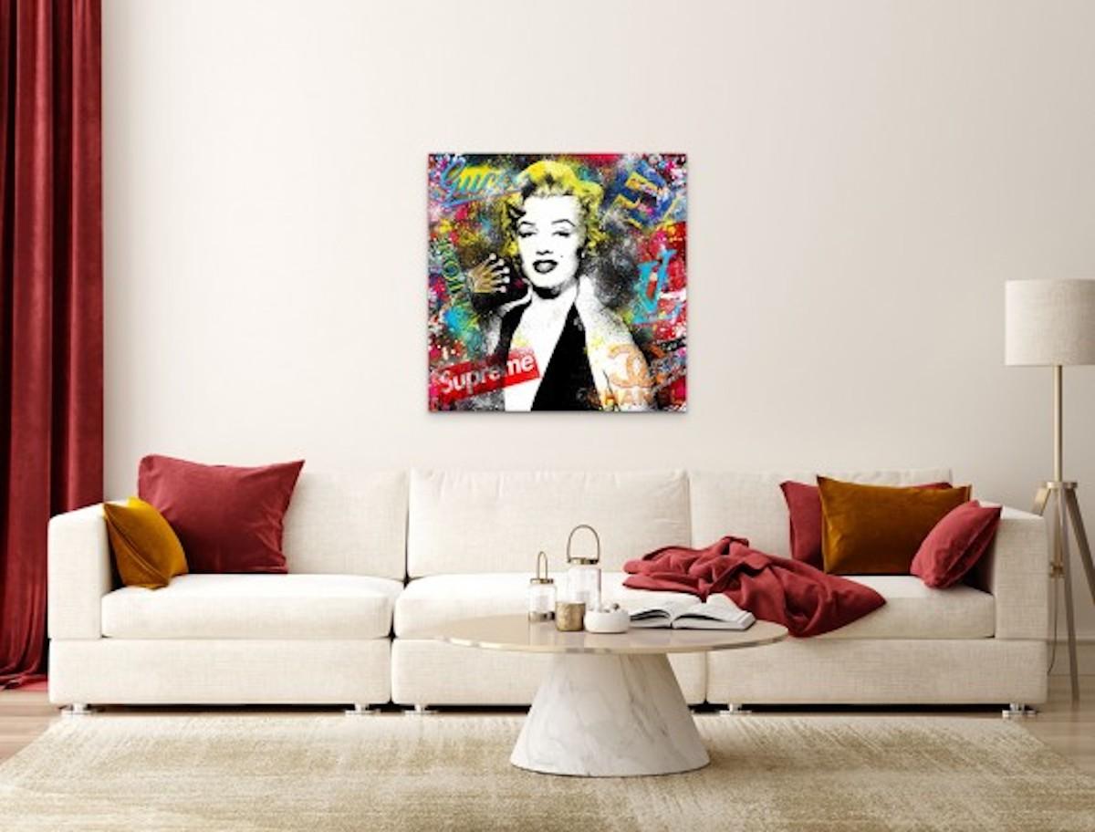 Marilyn as Rose Weston, estampes numériques, peintures de portraits contemporains en vente 1