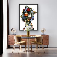 One Queen (17), Royal Art, Contemporary Queen Elizabeth II Art, Digital Painting