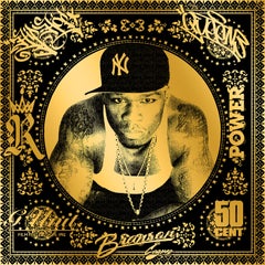 50 Cent (Gold) (50 Years, Hip Hop, Rap, Iconic, Artist, Musician, Rapper)