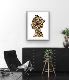 Agent X, One Queen 210 Blanc, Art contemporain, Art abordable, Art en ligne