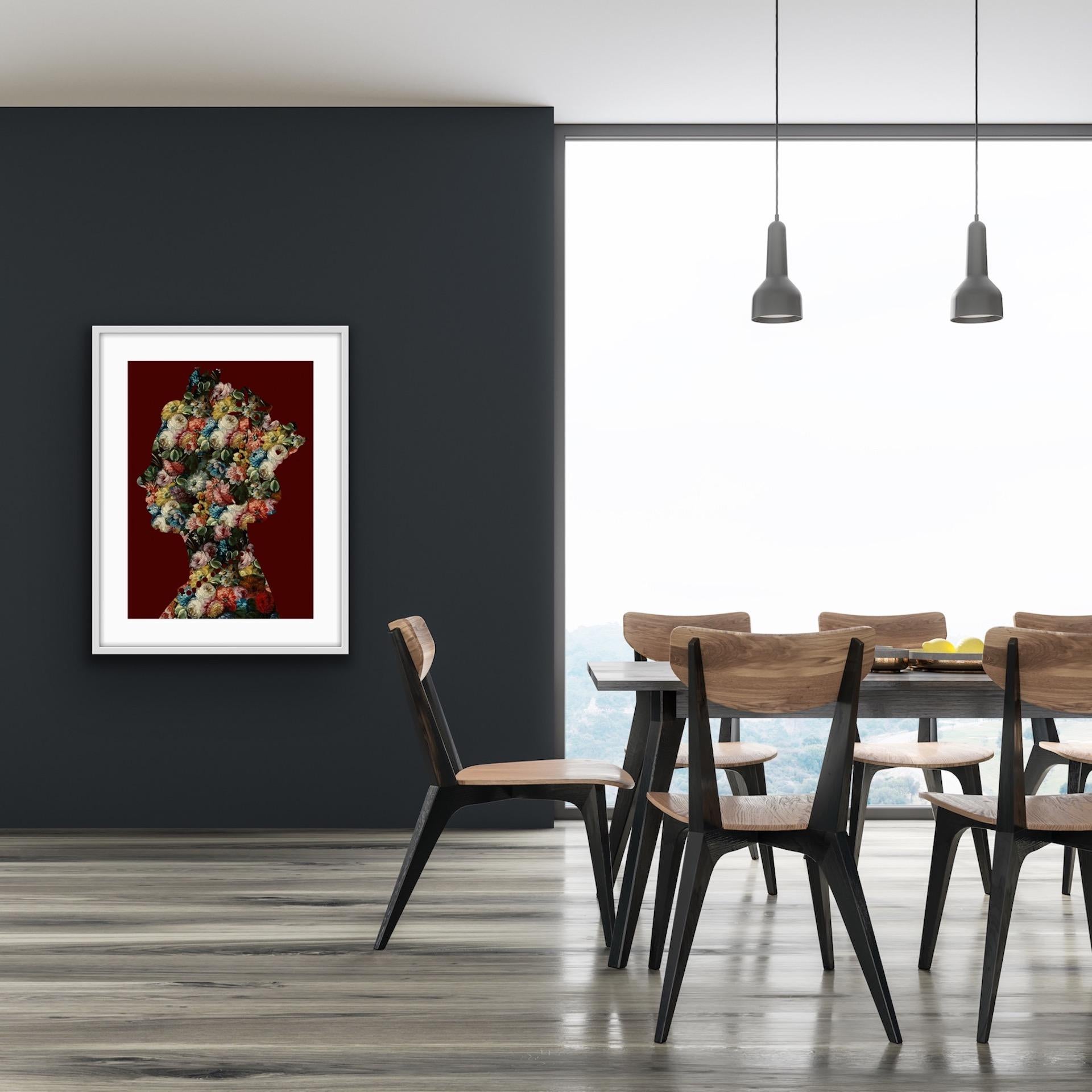 Agent X, Una Reina (21)Rojo, Arte Contemporáneo, Arte Asequible, Arte Real en venta 1