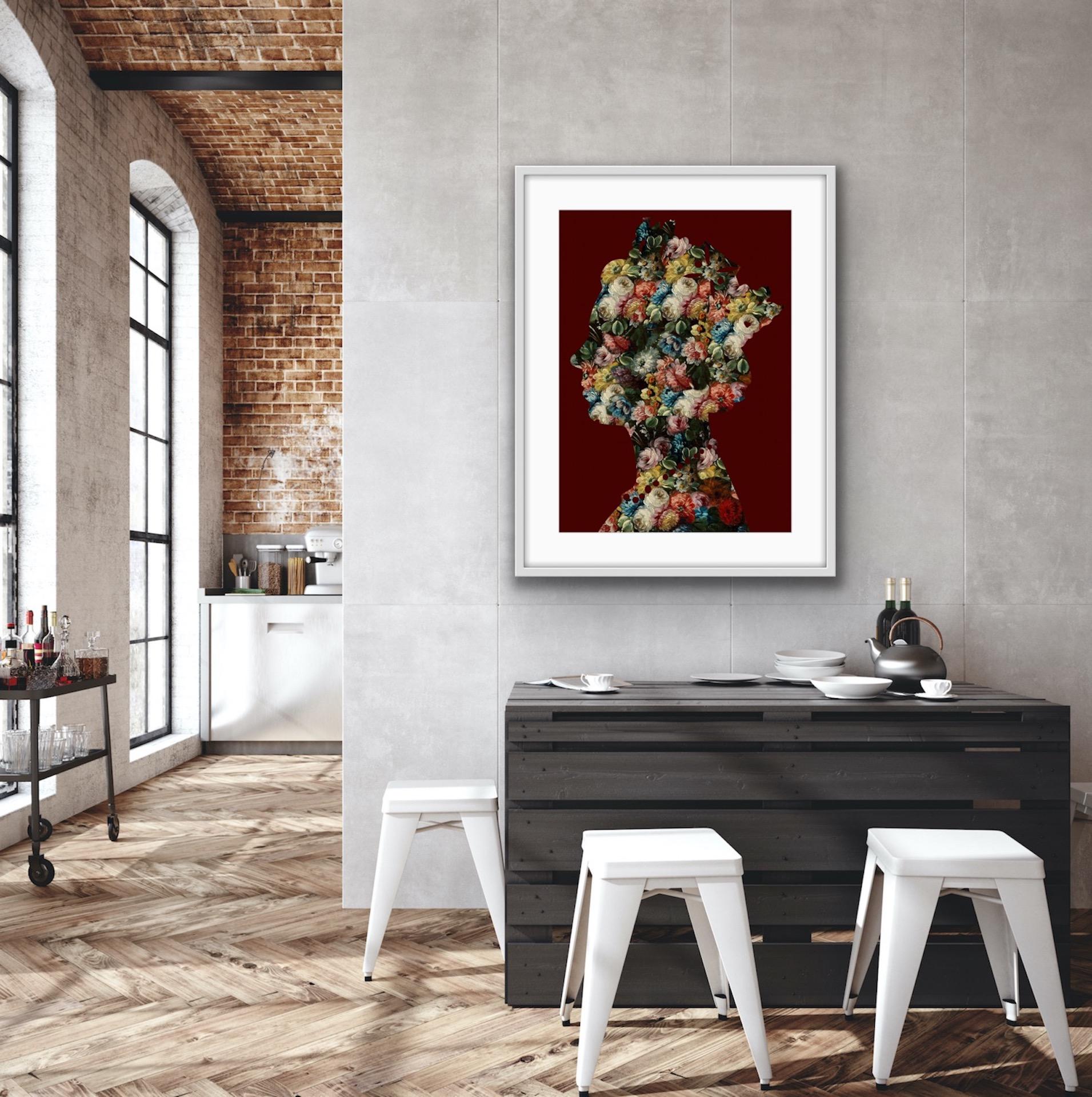 Agent X, Una Reina (21)Rojo, Arte Contemporáneo, Arte Asequible, Arte Real en venta 2