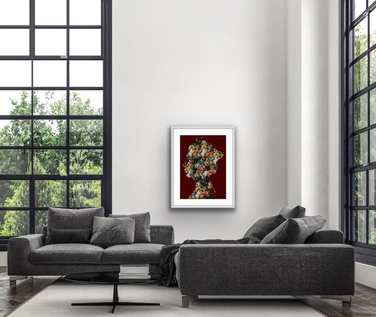 Agent X, One Queen (21)Red, Contemporary Art, Affordable Art, Royal Art For Sale 1