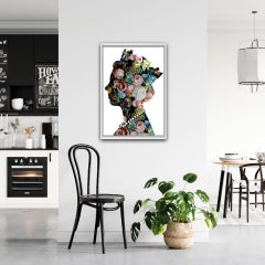 Agent X, One Queen (4)White, Art contemporain, Art floral, Art abordable