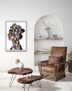 agent X, One Queen (6)White, Floral Art, Art of the Queen, Art contemporain