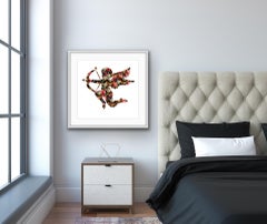 Agent X, Valentine Love (number 10 white) R, Valentine Art, Affordable Art